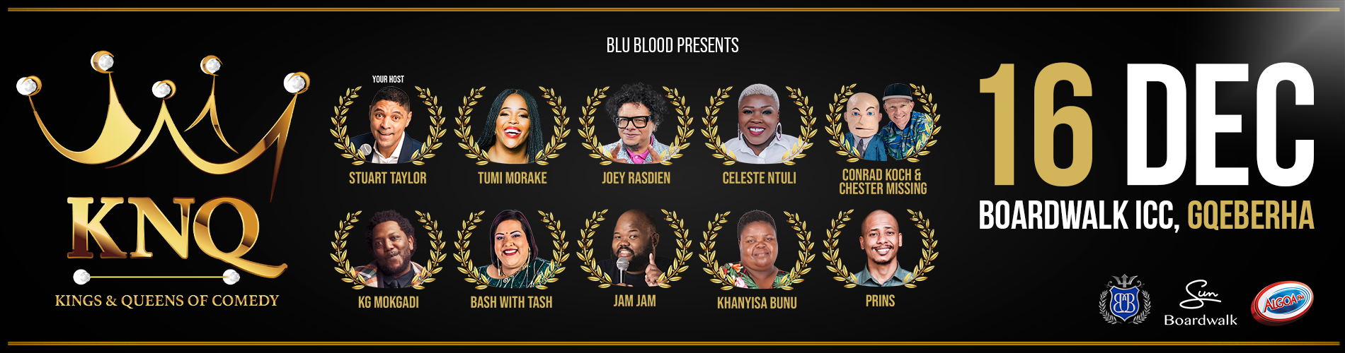 Kings & Queens of Comedy - Live at Boardwalk ICC, Gqeberha