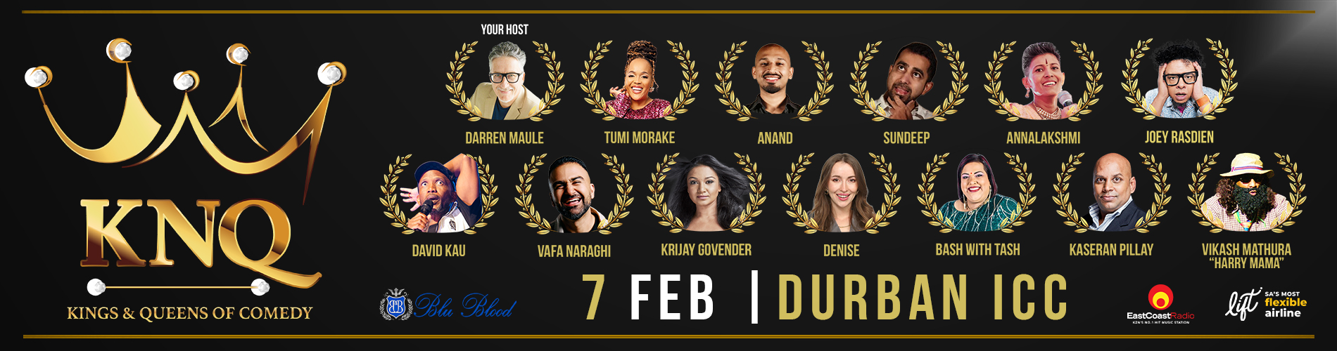 Kings & Queens Of Comedy Durban 